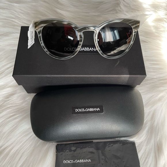 DOLCE Gabbana Striped Sunglasses - Picture 6 of 16